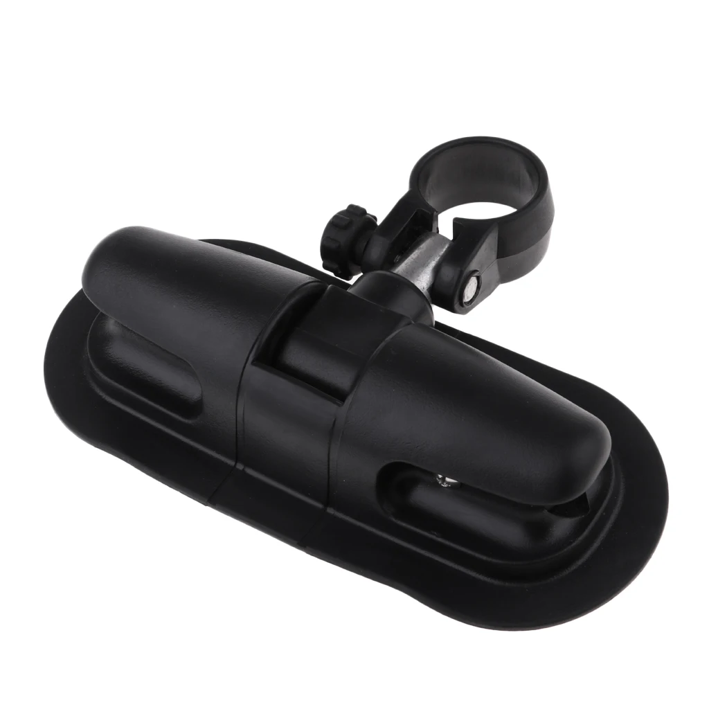Universal Inflatable Boat Kayak Paddle Oars Lock Holder Hook Mount Black