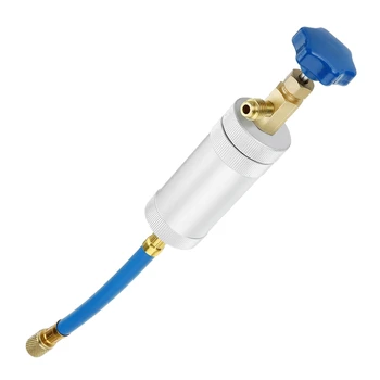 

Universal Car A/C Dye Injector R12 R134A Quick Coupler Adapter 2Oz A/C Oil Dye Injector
