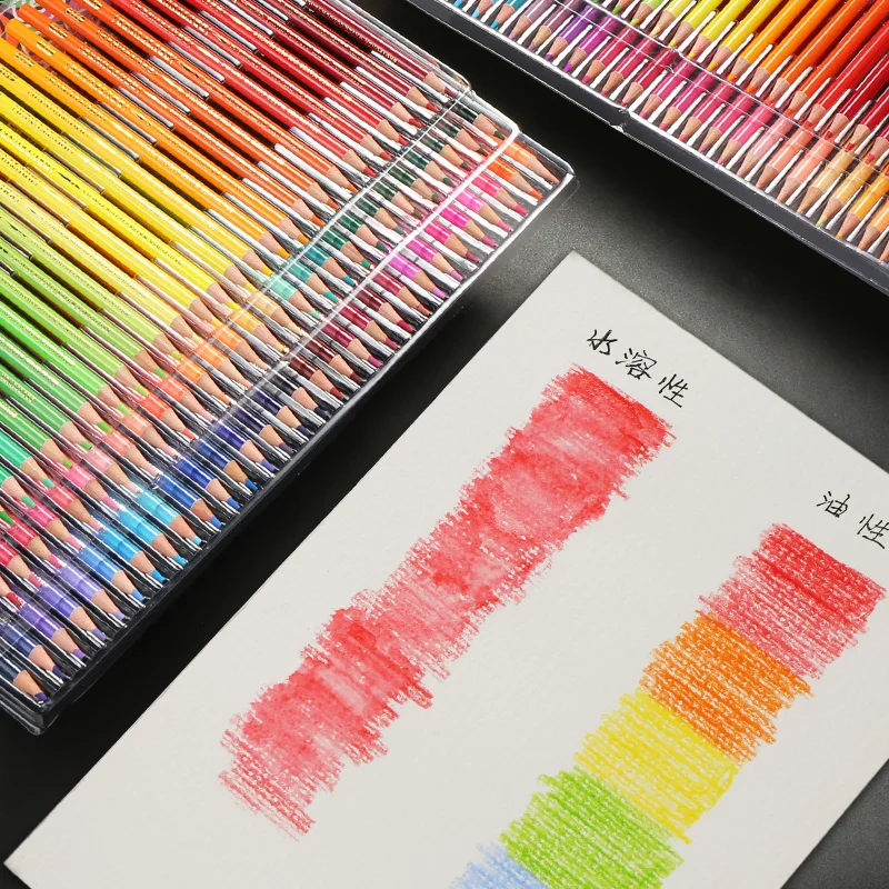Sketching Painting Oil Pencil 48/72/120/160 Colors Professional  Watercolor Wood Colored Pencils painting Drawing colour colours