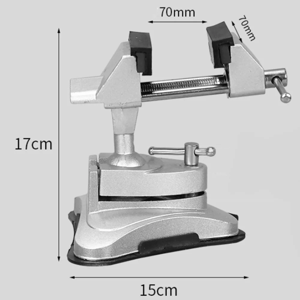 

DIY Jewelries Craft Mould Fixed Repair Hand Tool Mini Vice Suction cup Vise 360 degree rotation Suction cup pliers Fixing clip