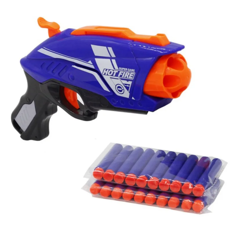 2020 Новый Пластик игрушечный пистолет для бластер NERF Элит с 20 штук мягкой EVA