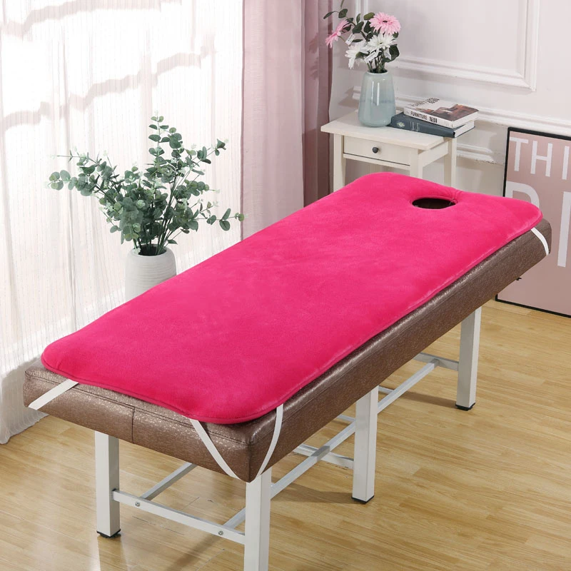 Bed Pad for Beauty Salon Massage Table Bed Sheet Massage SPA Sauna Mattress Pad Treatment Cover with Breath Hole