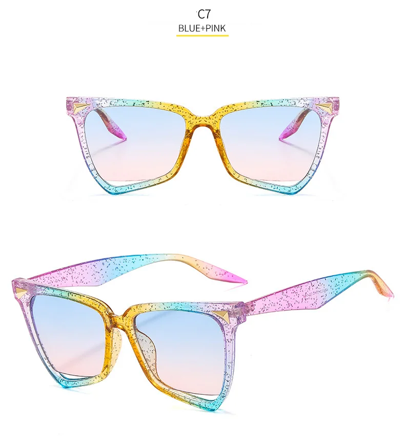 Blingbling милые женские солнцезащитные очки бренд Cateye градиентные Оттенки UV400 Солнцезащитные очки