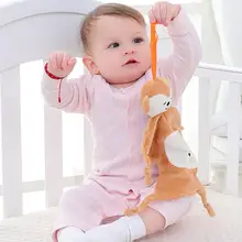 Мультфильм панда обезьяна кукла новорожденное детское стеганое одеяло Бланки успокаивающий нагрудник полотенце игрушка поезд когнитивный цвет маленькие животные