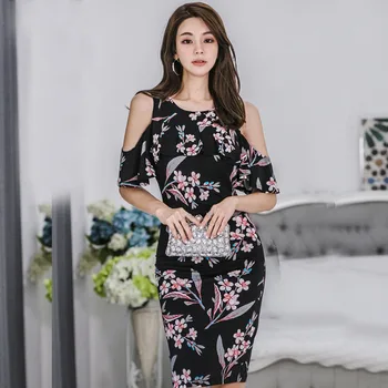 

Free Shipping O Collar Slim Women Dress