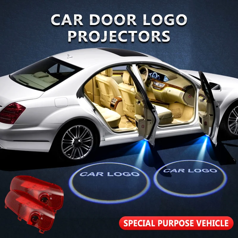 

2pcs/lot For Hyundai Welcome Light Car Door Logo Projector Shadow Lamp