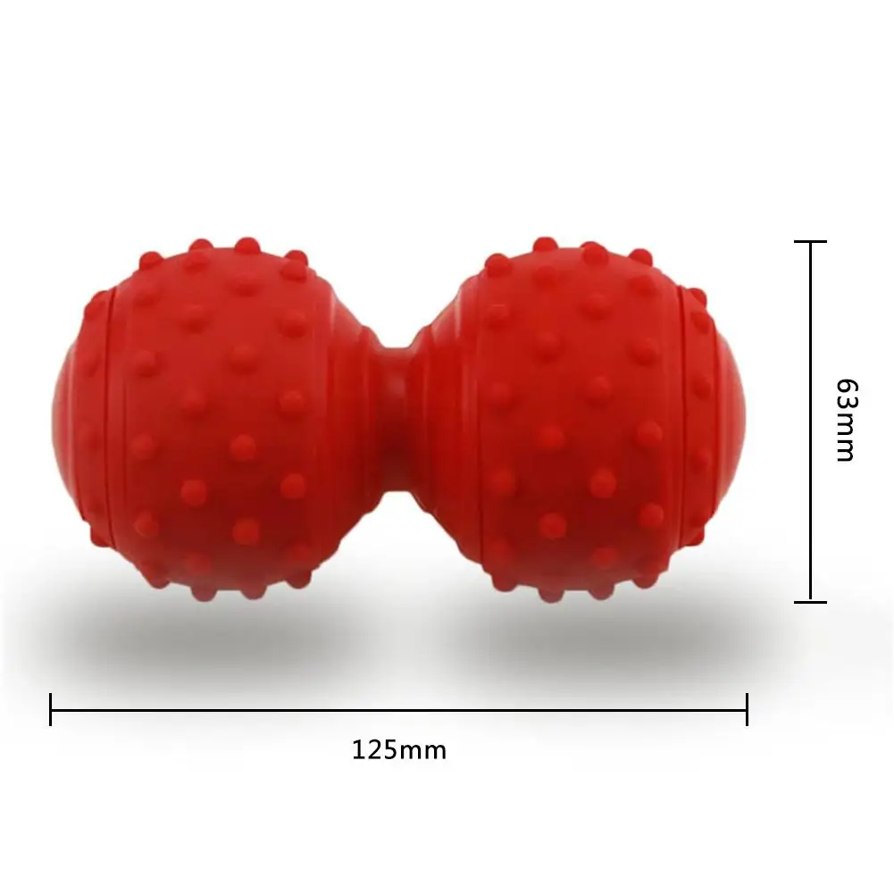 Sport Fitness Spiky Trigger Point Massage Ball Hand Back Neck Myofascial Release Pain Relief Fasciitis Roller