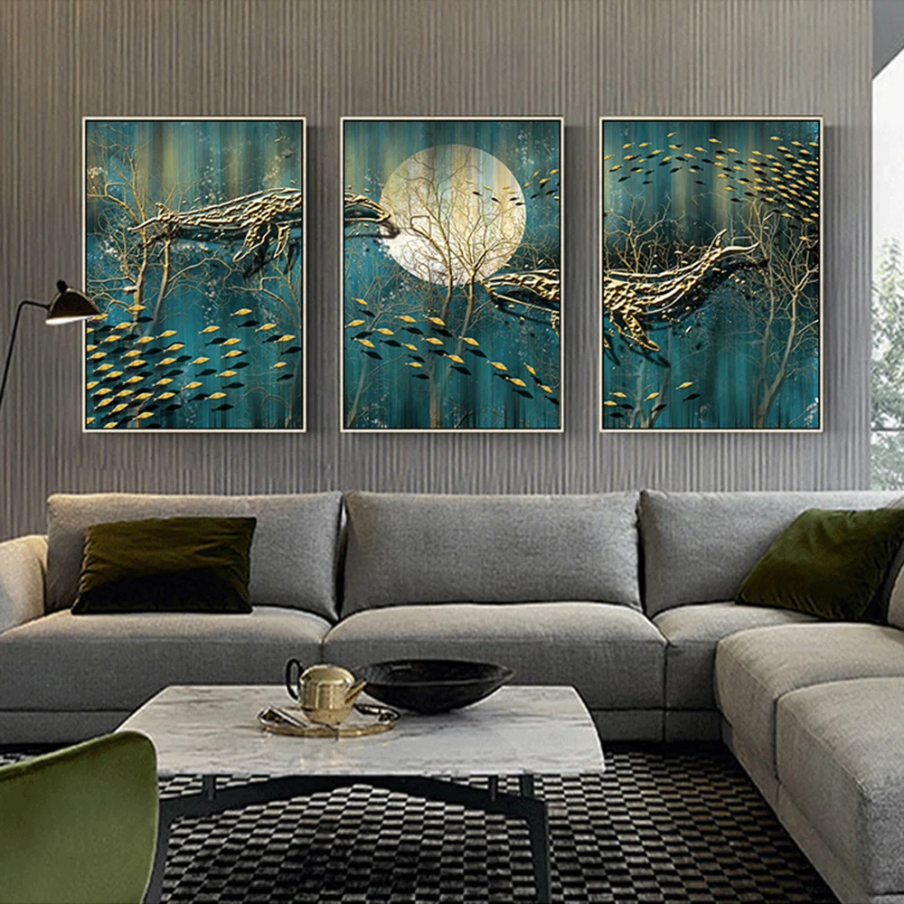 Custom Crystal Porcelain Painting Modern Hd Printed Scenery Poster For Kids Room Decoration Aesthetic Decor | Дом и сад
