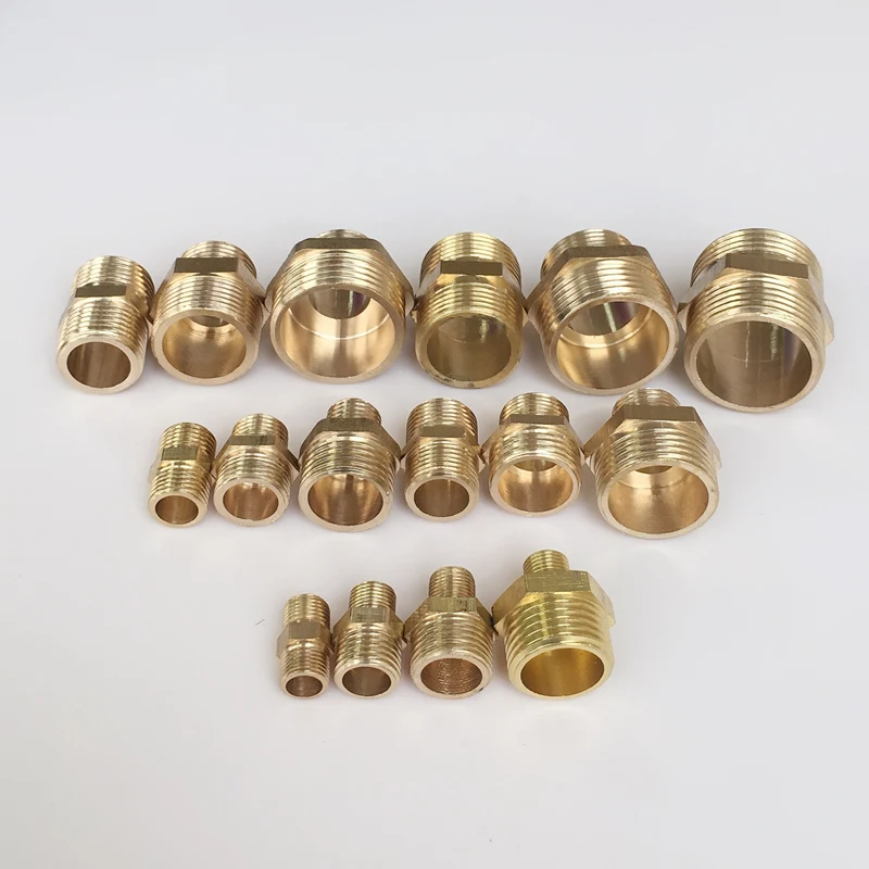 Латунная Труба с наружной резьбой равномерно редукторные фитинги для сосков