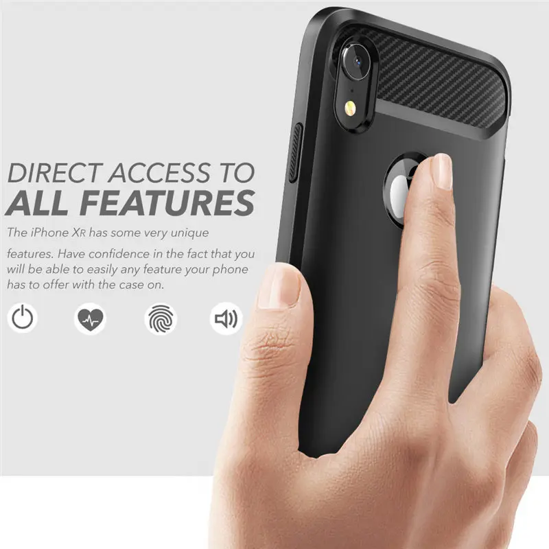 Для iPhone XR чехол клейко ксенон полный корпус прочный Чехол со встроенной защитной пленкой для iPhone XR 6,1 дюймов выпуск