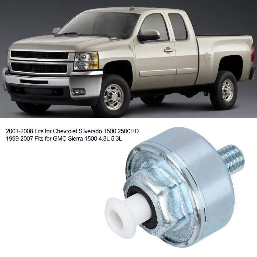Датчик стука двигателя Датчик стука колеса автомобиля подходит для Chevrolet Silverado 1500 2500HD 2001-2008 Автомобильный датчик s