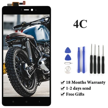 

OEM quality For Mi 4C lcd with touch screen for mobile phone display No dead pixel Assembly replacement 5 inch BLACK