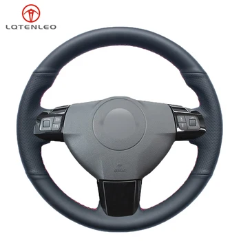 

Black PU Artificial Leather Sew Car Steering Wheel Cover for Opel Astra 2005 2006 Vauxhall Opel Zaflra 2004-2010 Opel Vectra