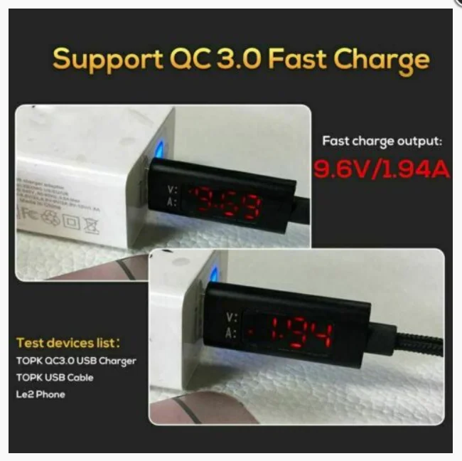 2x USB C кабель, QC 3,0 Schnell Ladespannung und Strom или Geflochten 5 в 1 м