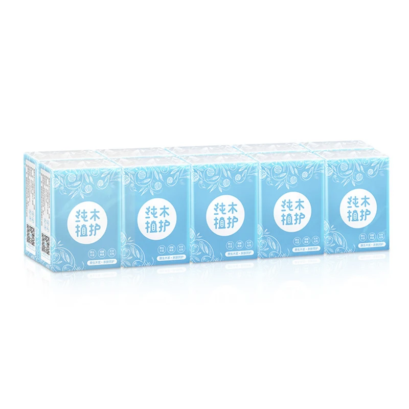 

Plant Protection Handkerchief Paper Wholesale Packet Of Paper Towels 3 30 Packets Of Three-layer Napkins ZL