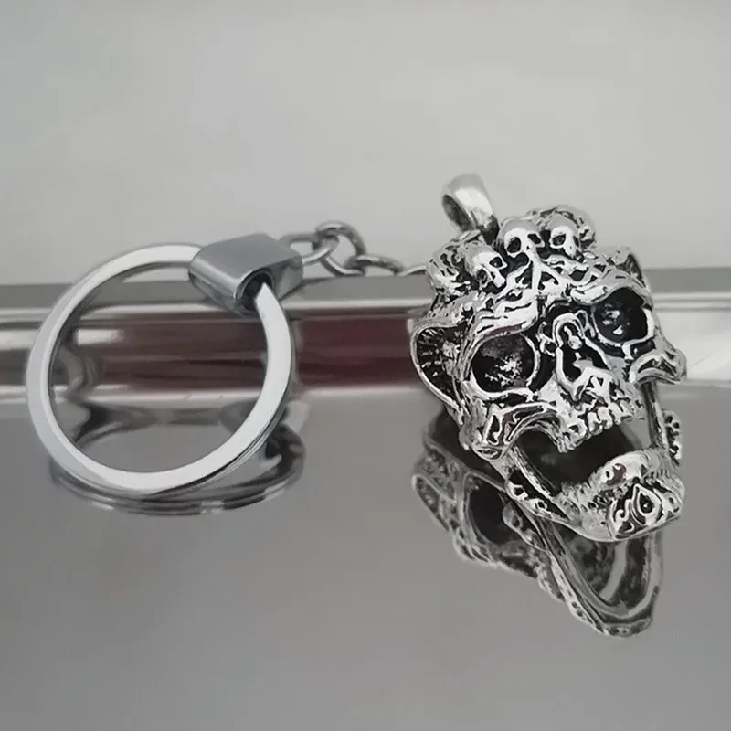 Latest Skull Keychain Fashion Women Men Wallet Classic Key Accessories Pendant Jewelry | Украшения и аксессуары