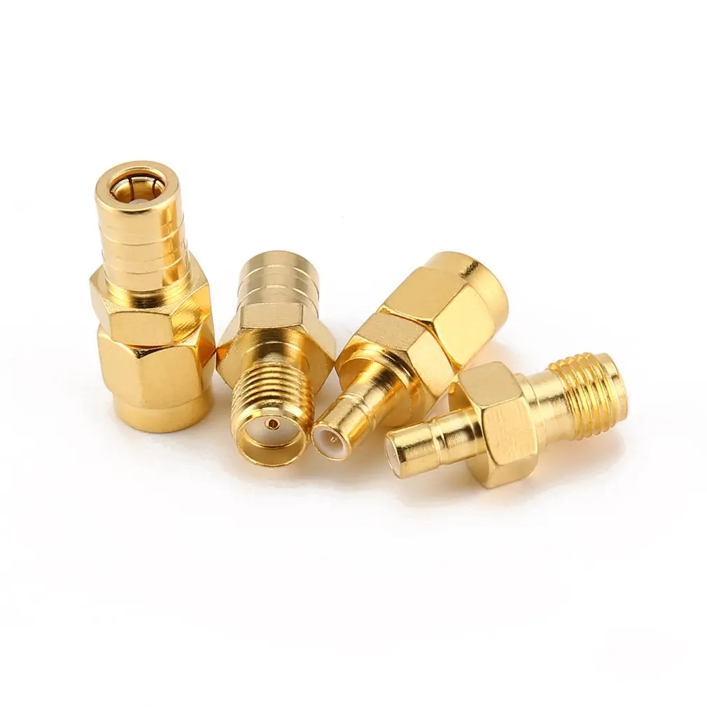 DAB автомобильный антенный адаптер SMB-SMA Антенна RF коннектор конвертер 4 комплекта