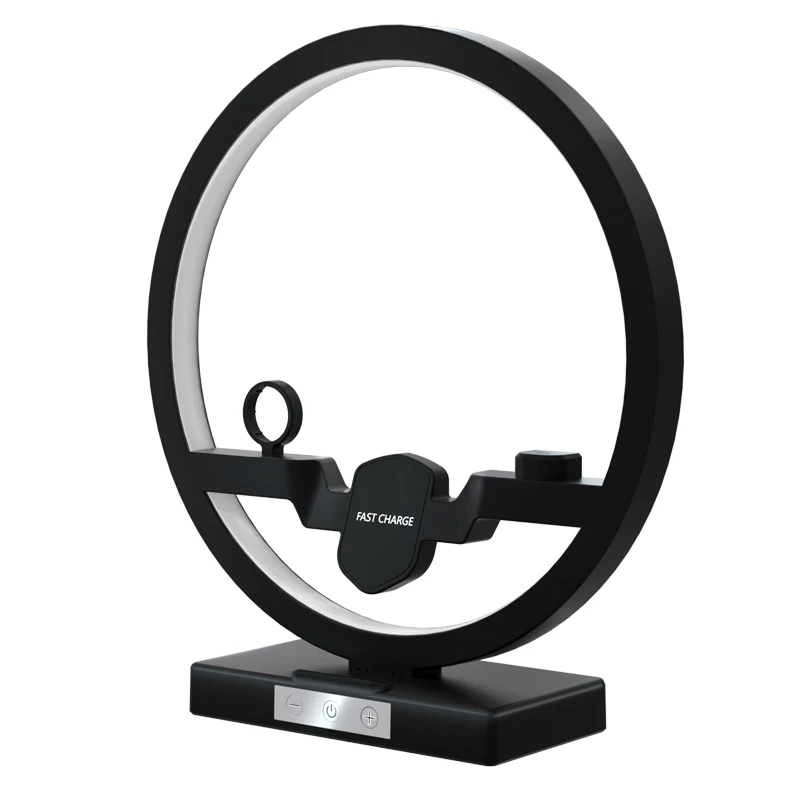  Qi Wireless Charger with LED Light For iPhone Smasung Charging Dock For Apple Watch 4 3 2 1 Airpods - 4000245584143