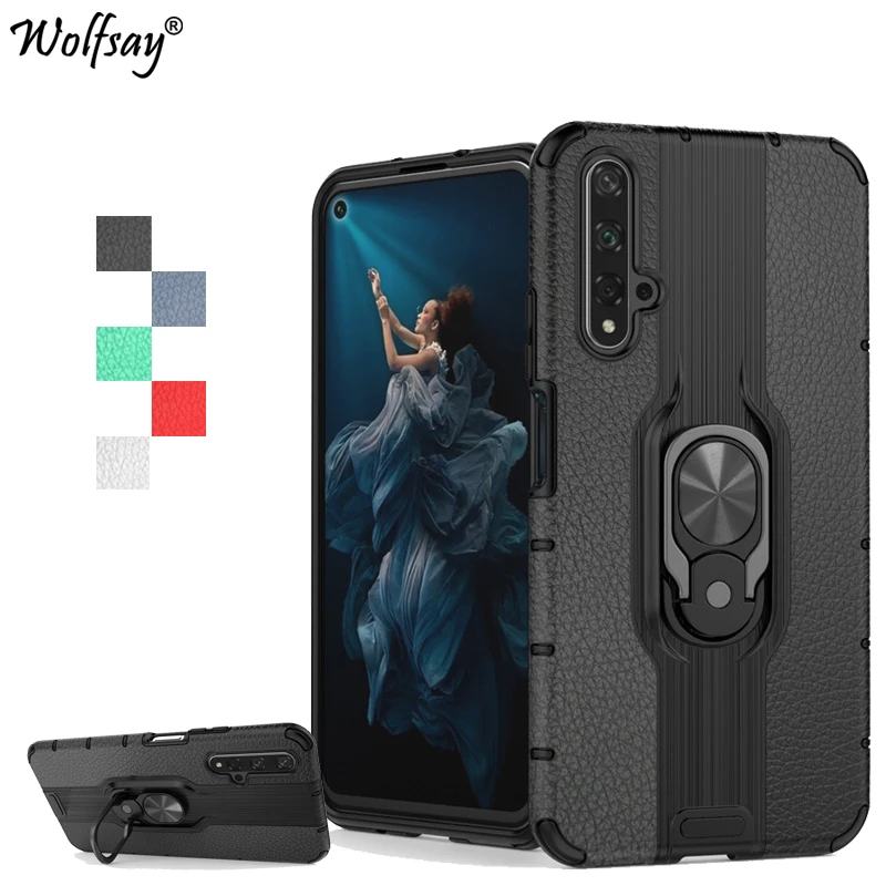Чехол для huawei Nova 5 T ударопрочный панцирь робот ПК + ТПУ жесткий чехол телефона