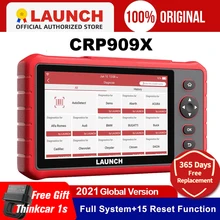 LAUNCH X431 CRP909X OBD2 Scanner Full System OBD Diagnostic Tool Automotive OIL IMMO TPMS Code Reader Diagnostic Scanner crp909