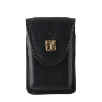 

Brand Black Lighter Cover With Belt For Zippo Leather Lighter Cover Kerosene Lighter Holder Bag Lighter Cover Men Gift YJ583