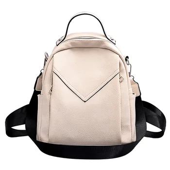 

Fashion Patchwork Women Backpacks Famous Brand Large Capacity Ladies Backpack High Quality PU Leather Teeanger Girl School Bags