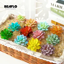 Искусственные суккуленты, украшение, лотос, трава, искусственные растения, пейзаж, искусственные суккуленты, растение, сад, домашний, Свадебный декор