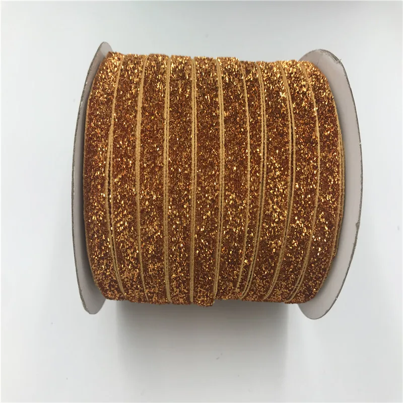 25mm 25yards 25 мм бархатный пояс Флокированная цветная Блестящая лента для украшения свадебной комнаты DIY занавес шапки с кружевами сценический костюм галстук-бабочка 25 ярдов - Цвет: 25mm 25yards
