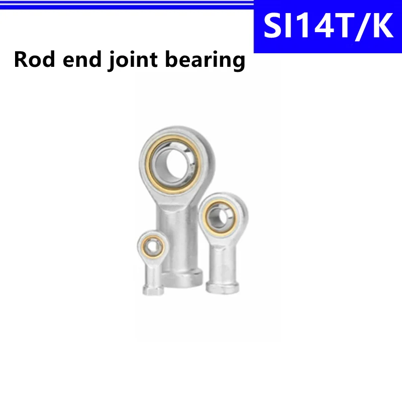 

10Pcs SI14T/K 14mm Inner Piston Rod End Joint Bearing Ball Head Fish Eye Universal Knuckle SI14/TK