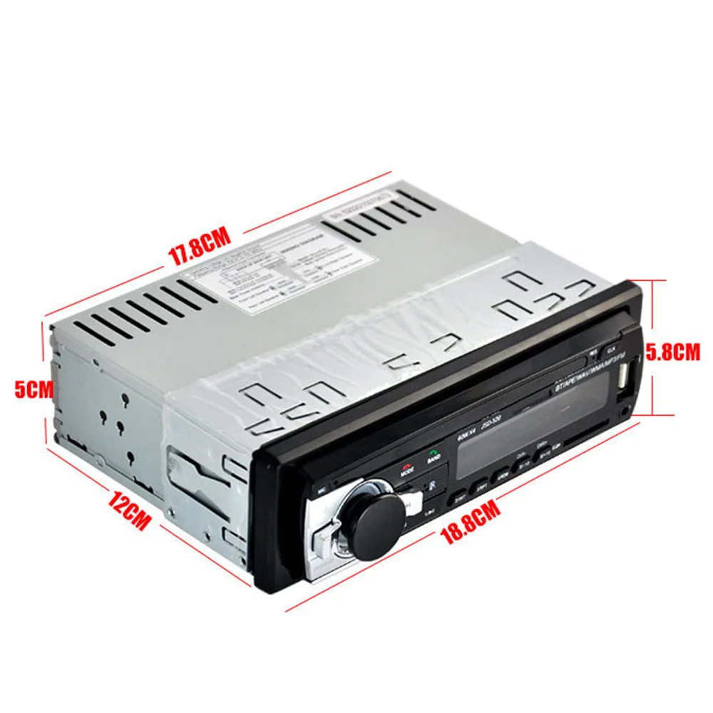 Универсальный Автомобильный MP3-плеер 12 В AUX USB автомобильный Bluetooth fm-радио классический аудио музыкальный пульт дистанционного управления автомобильный mp3-плеер