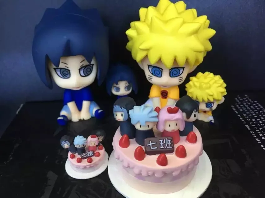GSC Naruto Cute Uzumaki Naruto 682# девять хвостов Милая Глиняная фигурка гаражный набор
