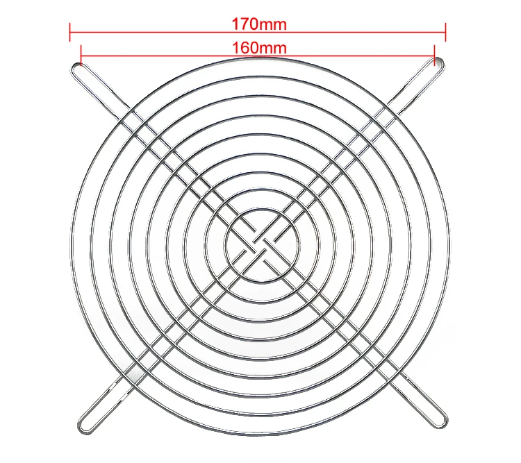 

80 90 110 120 mm 92*92mm fan protection net metal fan net cover