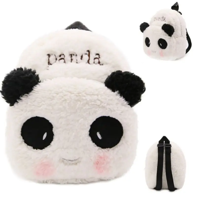 Children Toddler Boy Girl Preschool Backpack Super Cute Plush Cartoon Animal Print Kids School Travel Lunch Bags