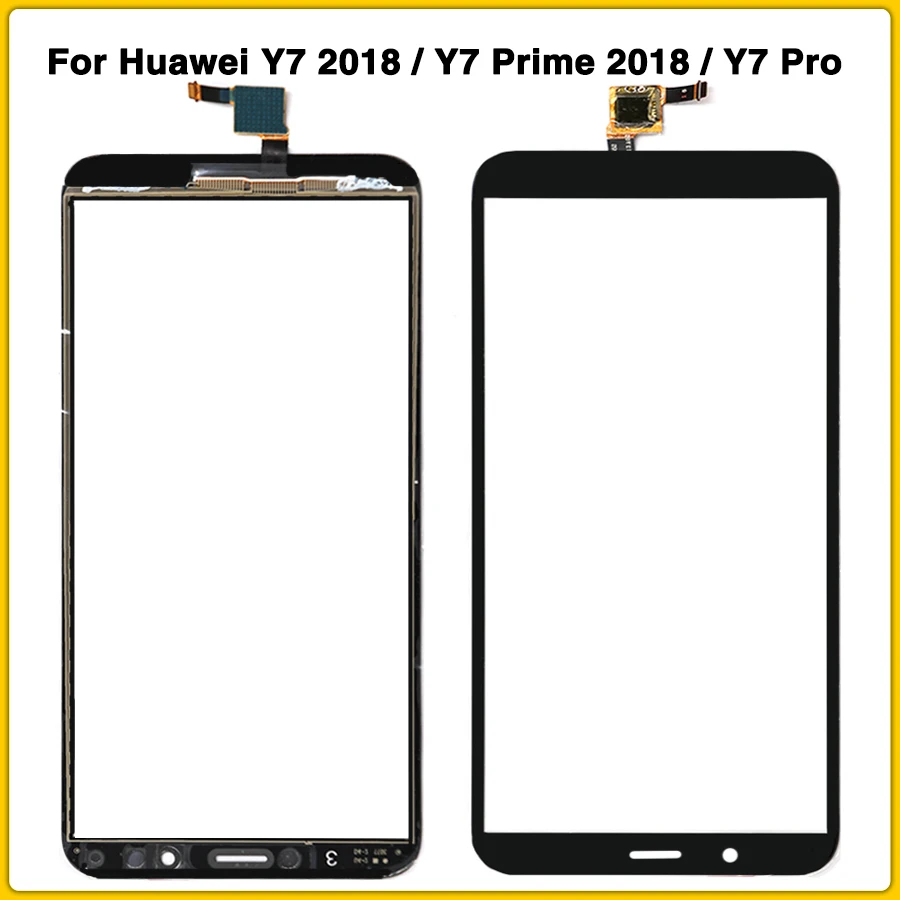 

new TouchScreen For Huawei Y7 2018 / Y7 Prime 2018 / Y7 Pro 2018 Touch Screen panel Digitizer Sensor lcd Front Outer Glass