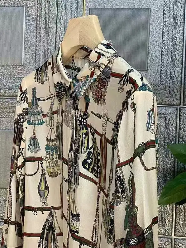 AH11887, модные женские блузки и рубашки,, Подиумные, Роскошные, известный бренд, Европейский дизайн, вечерние, стильная женская одежда