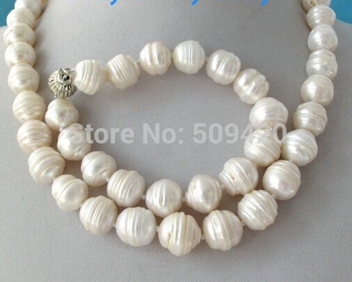 free shipping &gt&gt&gt&gtNatural White Rondelle Pearl Necklace Bracelet SET 14K GP Ball | Украшения и аксессуары