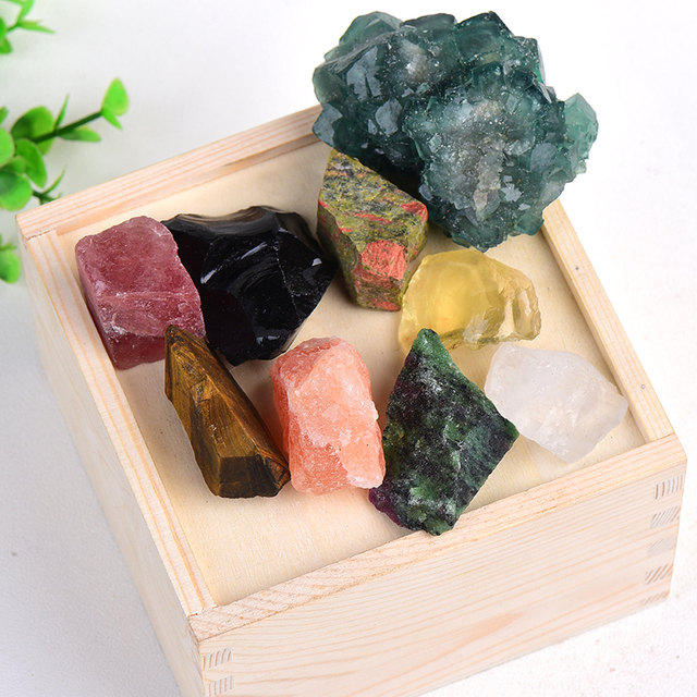 Natural Crystal Quartz Minerals Specimen Amethyst Rose quartz Irregular Shape Rough Rock Stone Reiki Healing