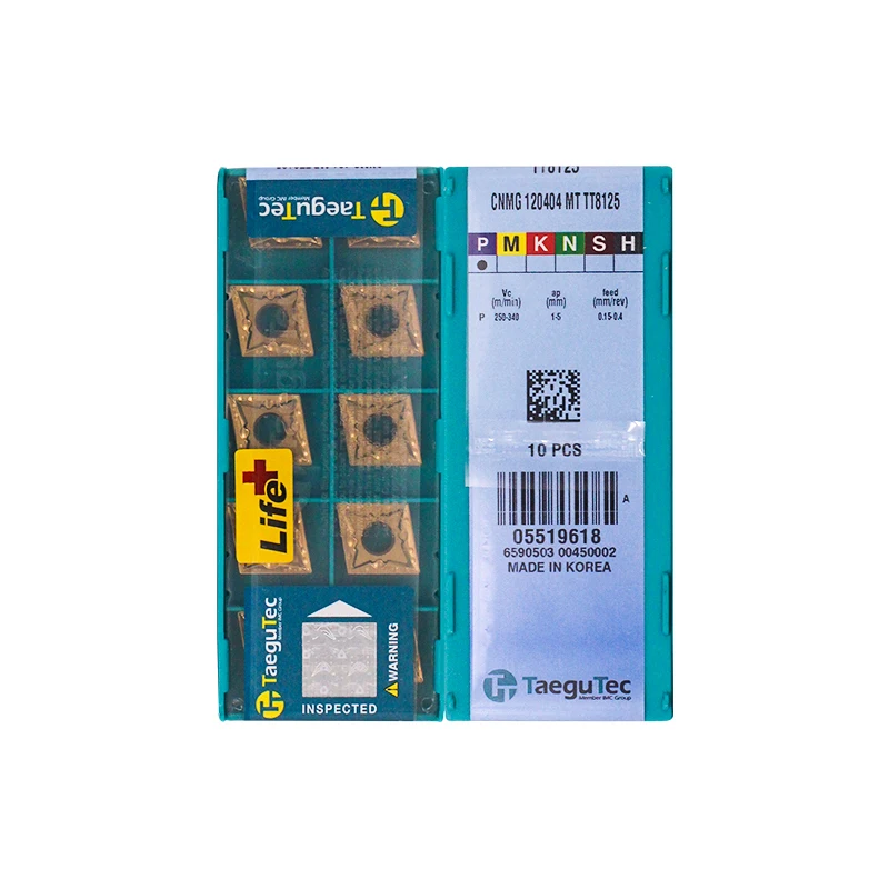 

Original CNMG120404-MT TT8125 Carbide Inserts Milling Insert Lathe CNC Tools For Turning Insert