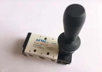 

5 Way 2 Position 1/4" BSPT Spring return manual valve 4HA210-08 cylinder control reversing switch valve