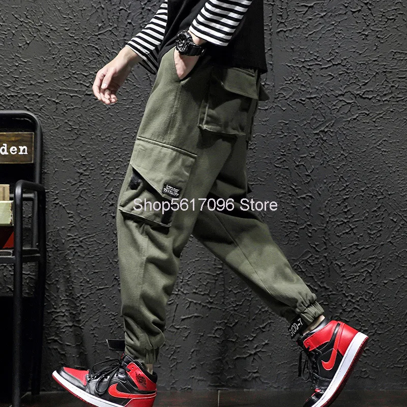 

Big Size Overalls Male Trend Loose Fat Man Leisure Pants Plus Fat Plus Beam Foot Trousers