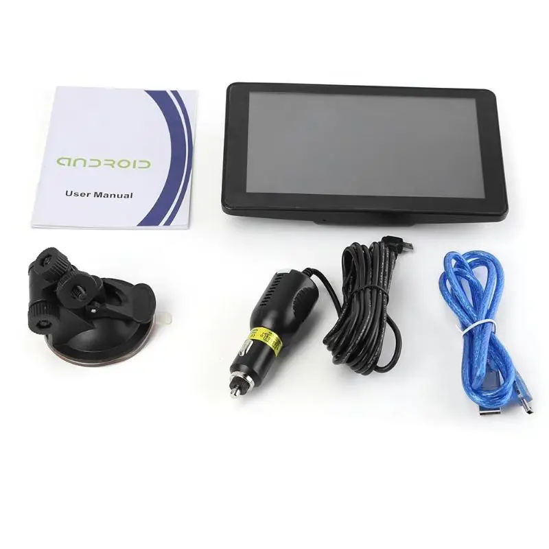 7 дюймов Android gps навигация SAT Навигатор Автомобильный видеорегистратор BT WiFi AV-IN Bluetooth универсальные автомобильные электронные аксессуары