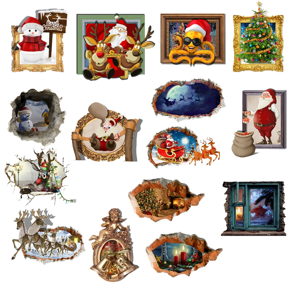 Creative 3D Cartoon Wall Sticker Art Kids DIY Decals Bedroom Living Rome Mural Decor