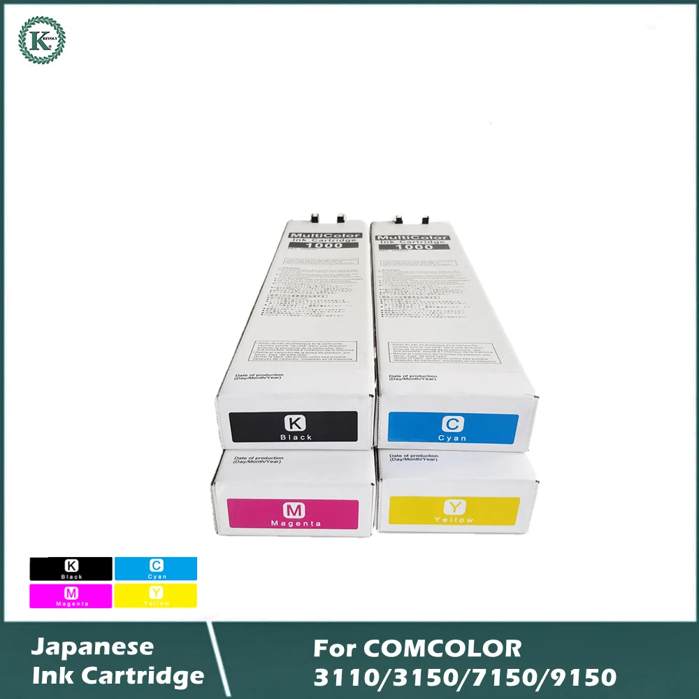 Japanese Ink Cartridge For Inkjet Printer 3110 3150 7150 9150 1000ml Bk
