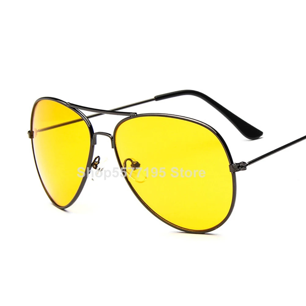 

2023 Fashion Classic Night vision goggles drivers night-vision glasses anti night driving glasses yellow lens UV400 eyewear