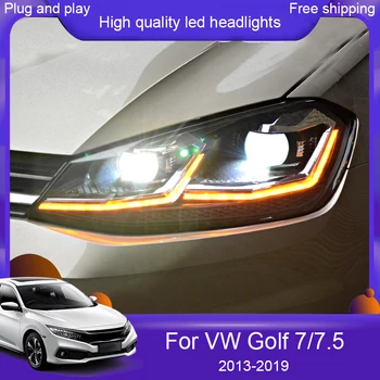 

Car Styling for VW Golf 7 MK7 LED Headlight Golf7.5 R LINE Design DRL Hid Dynamic Signal Head Lamp Bi Xenon Beam Accessories