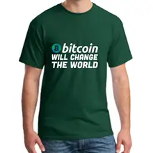 Design Bitcoin Will Change The World Blockchain Hodl Coin tshirt s-8xl Short-Sleeve Skulls summer men's tshirts(China)