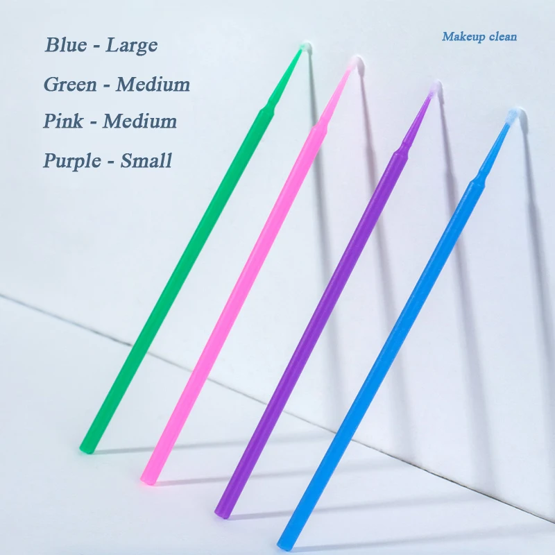 100 шт. ватные палочки для татуировки аксессуары микроблейдинг ресниц микро кисть