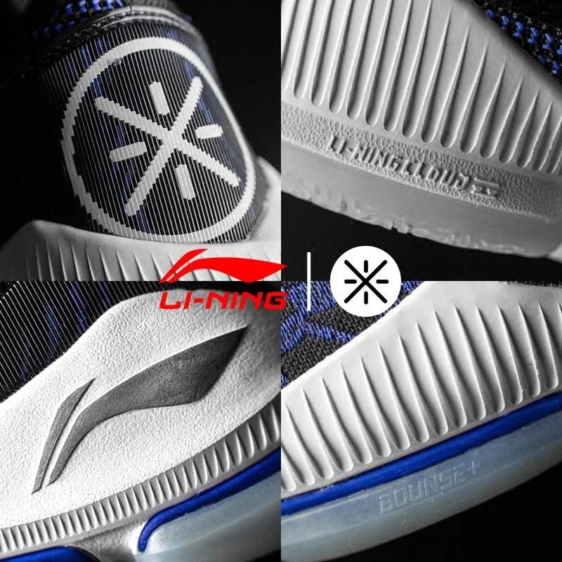 Li-Ning Мужская деление III Уэйд Профессиональная баскетбольная обувь подкладка облако дышащие кроссовки спортивная обувь SJAS17