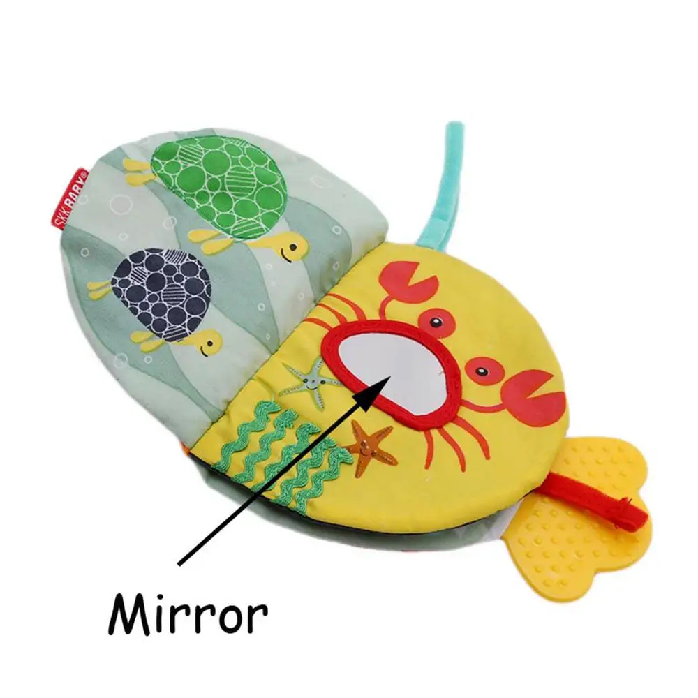  Kuulee Lovely Early Teaching Cloth Book Unisex Multi color Goldfish Shape Cloth Book Learning and E - 4000086642913