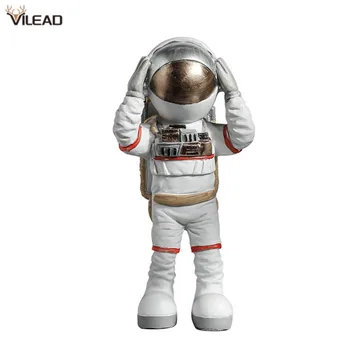 

VILEAD Resin Modern Astronaut Statue Office Decoration Accessories Room Home Garden Decor Figurines Gifts Cosmonaut Figurines